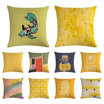 

Peacock seven rainbow pattern cushion cover geometric lattice pillow cover car chair sofahousse de coussin pillow case 45x45cm