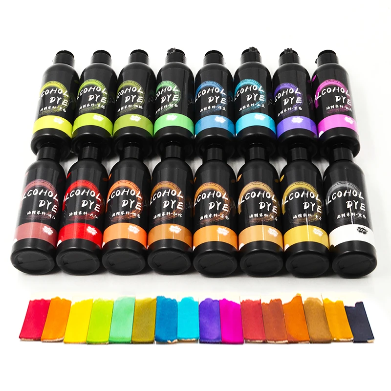 

100ml Leather alcohol dye Leather stamp Leather working tools DIY drawing Complementary color/repair/refurbishment/color change