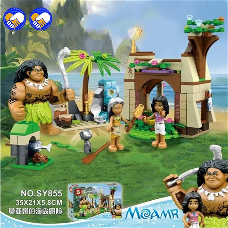 

A Toy A Dream AIBOULLY Moana Island Adventure Set Building Blocks Bricks Toys Gift COMPATIBLE WITH Legoinglys 41149