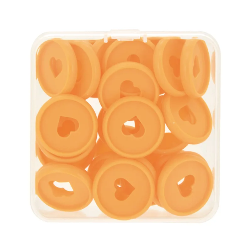 Mushroom Hole Binding Buckle Macarons Love Plastic Ring Loose-leaf Notebooks Planner Discs Discbound Binding 24/28/32mm