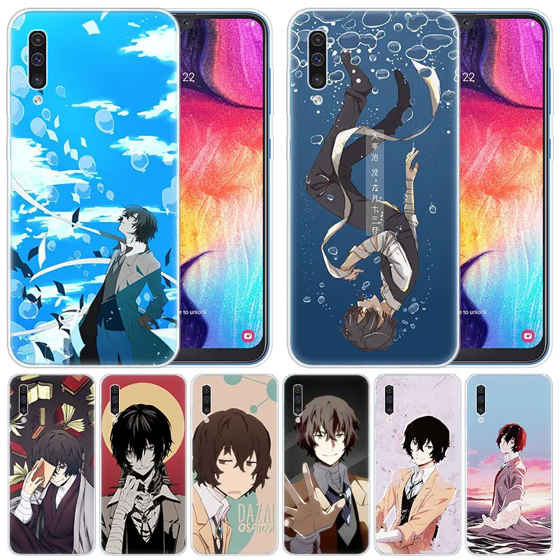 Soft Case Anime Bungou Stray Dogs Dazai Osamu for Samsung Galaxy A50 A70 A80 A40 A30 A20 A10 A20E A2 CORE A9 A8 A7 A6 Plus 2018 | Мобильные