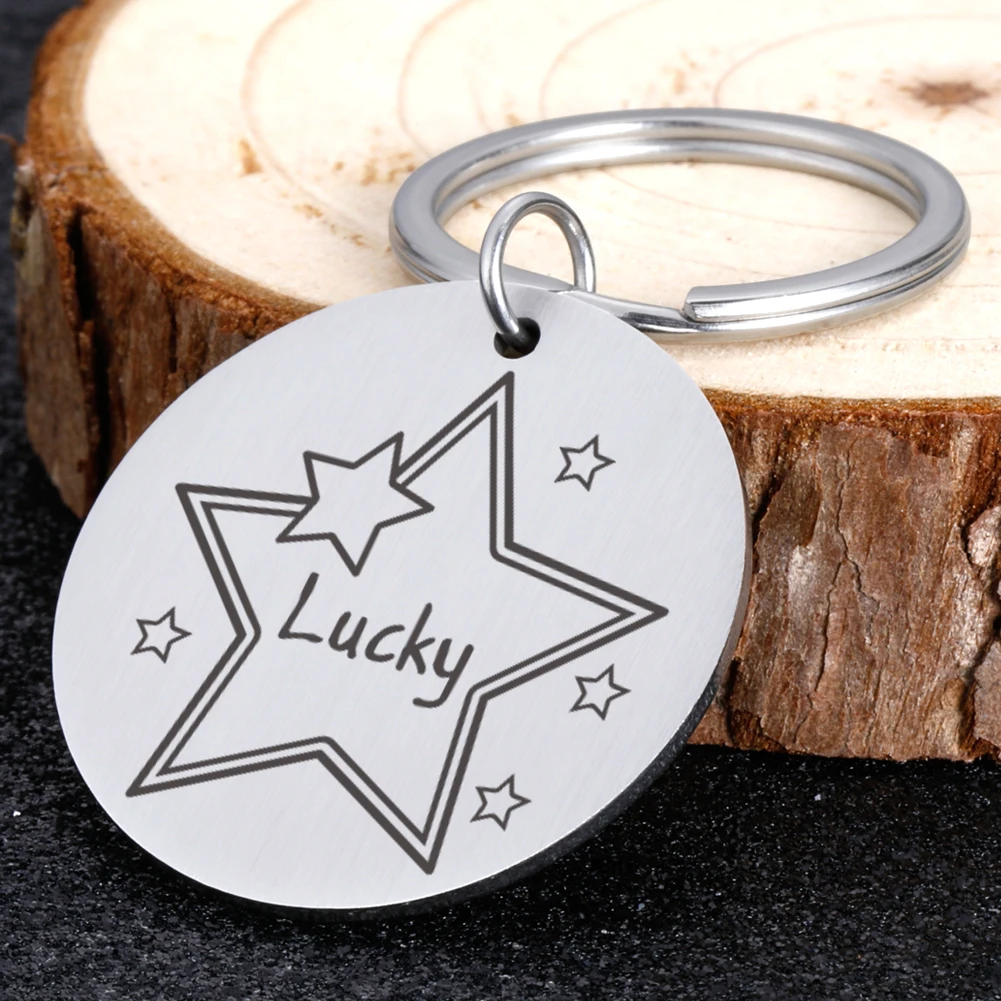 Personalized Pet ID Tag Engraved Pet ID Name for Cat Puppy Address anti-lost Dog Collar Tag Pendant Pet Accessories