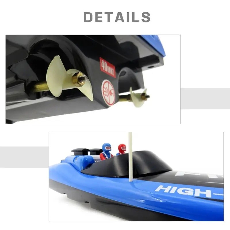 

Flytec 2011 - 10 Speedboat RC Boat Ship Toy for Kids Children Gift Y4QA