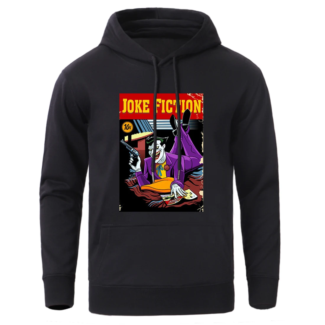 

Joke Fiction Print Hoodies Sweatshirt for Man Harajuku Winter Pullover Tops New Arrival Tracksuits Punk Style Moletom Masculino