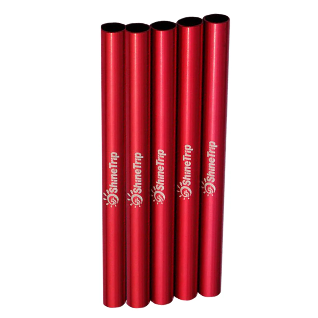 5 Pcs Tent Pole Repair Tube for Diameter 7.9-8.5mm Tent Poles Aluminum Alloy