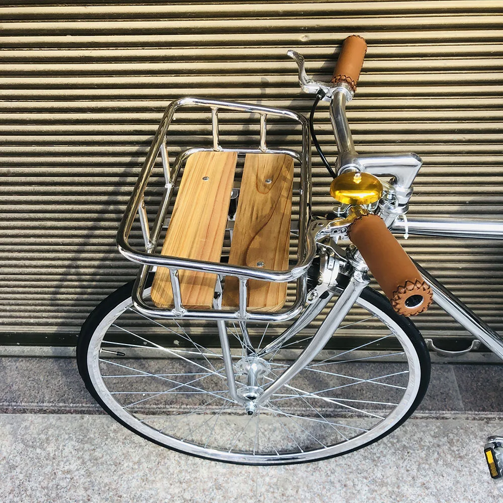 vintage bike frame sliver 700C Fixed Gear bike Track biycle Single speed Bike 52cm fixie bike frame inlcude basket
