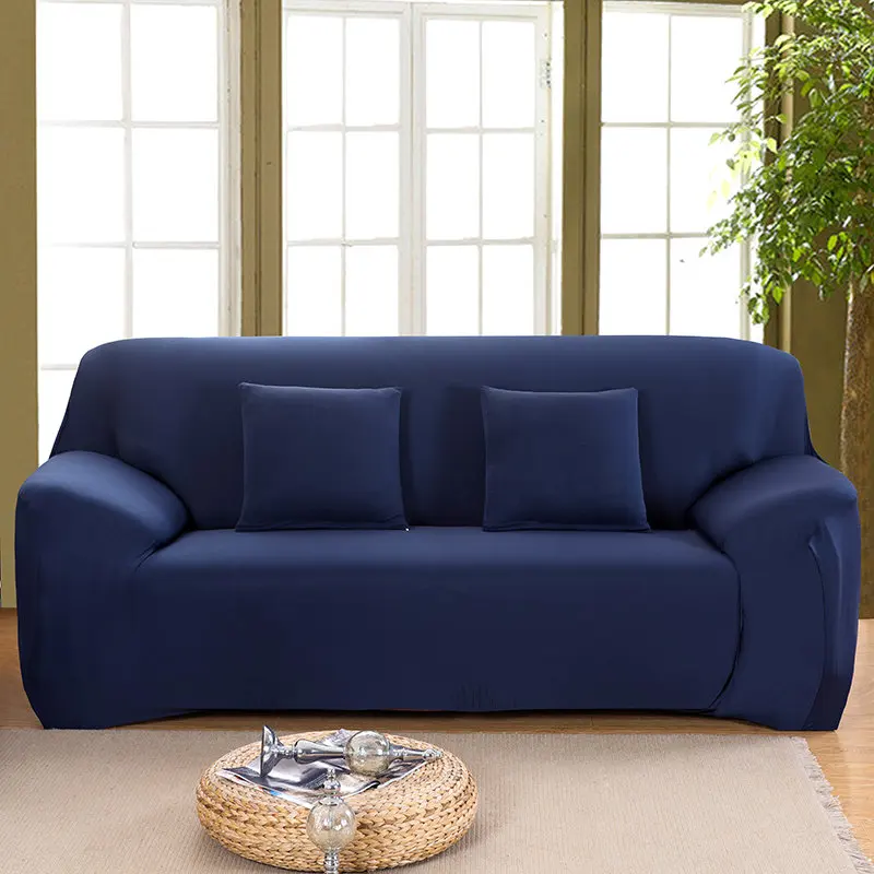 Эластичный белый чехол для дивана, растягивающийся плотный чехол, все включено, чехлы для дивана для гостиной, чехлы для дивана, чехлы для дивана, наволочки, чехол для подушки - Цвет: Color 2