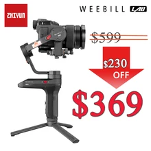 Zhiyun Weebill LAB Camera Stabilizer Wireless Image Image Transmission for Mirrorless Camera Handheld 3-Axis Gimbal vs Crane 3 zhiyun crane 2 dslr gimbal stabilizer 3 axis brushless handheld video camera stabilizer kit for mirrorless camera load 3200g