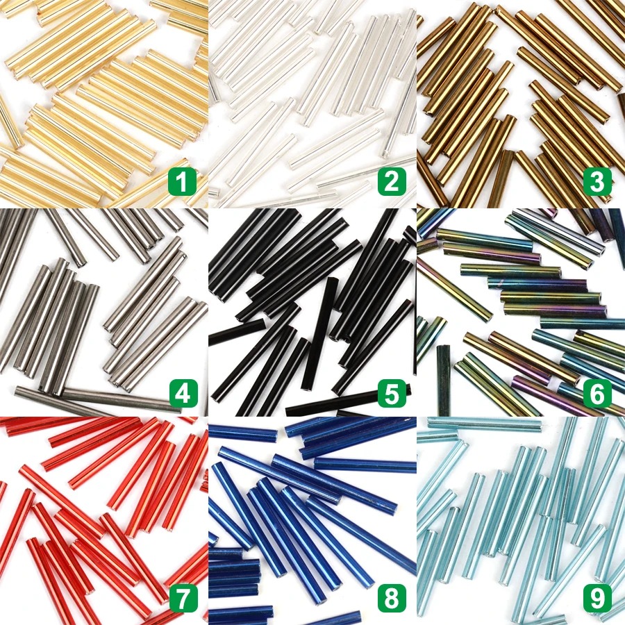 3x25 мм длинные бусины-трубки чешский стеклянный бисер для Аксессуары для ювелирных изделий DIY/браслет ручной работы с оберегами ожерелье Свободные Прокладки