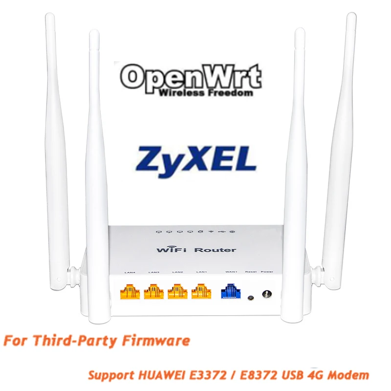 Беспроводной Wi Fi роутер MT7620N 300 Мбит/с 8 Мб флэш памяти 64 ОЗУ подходит для Padavan / Omni II