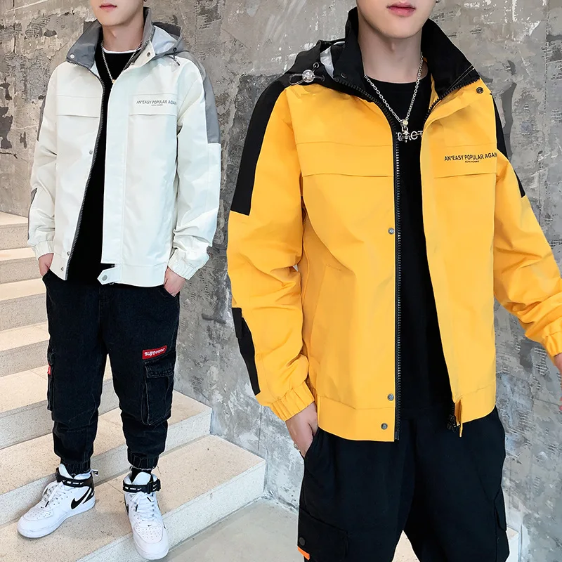 

Spring And Autumn Coat Men's 2019 New Style Students Korean-style Slim Fit Jacket Men Trend Handsome Tops Casual Clothing