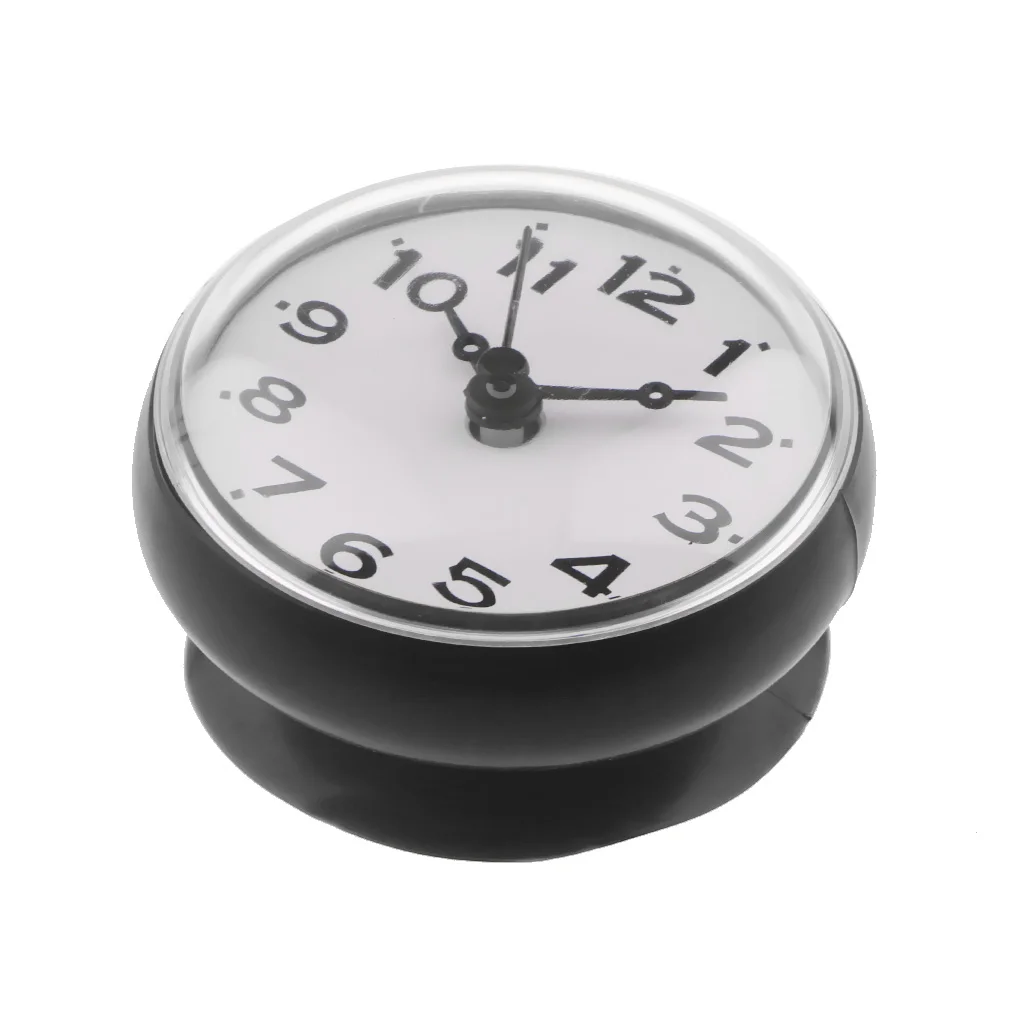 Water Resistant Shower Clock Suction Cup Bathroom Kitchen Clock Wall/Window Glass/Mirror Sucker
