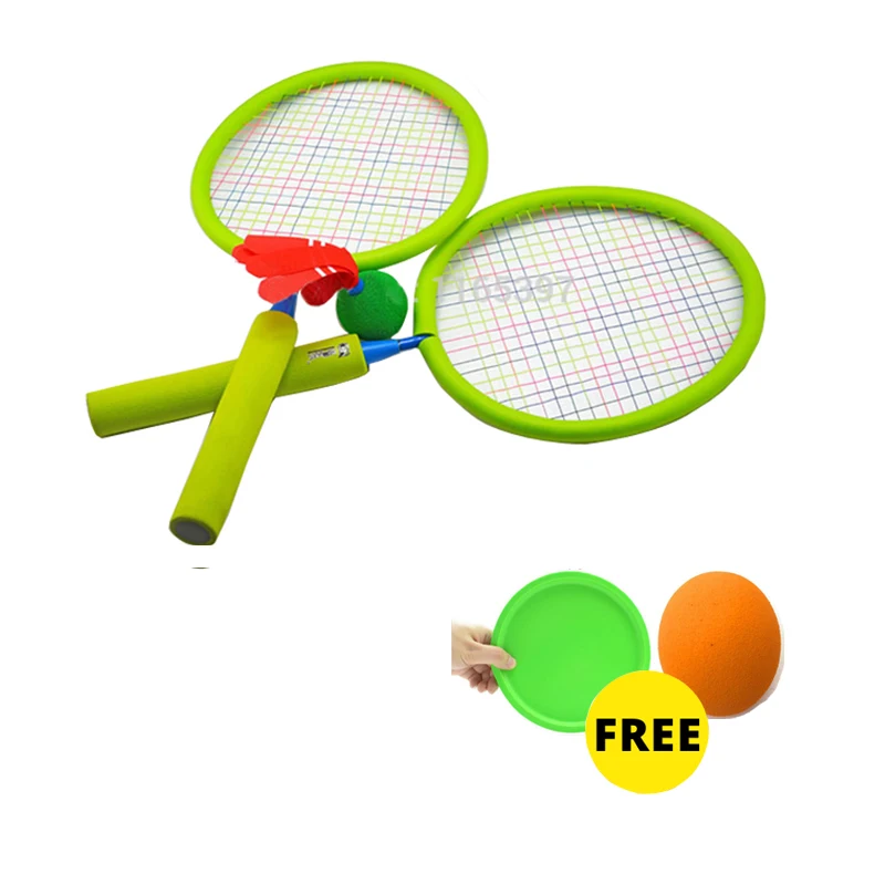

Free ship1 set soft rubber foam soft tennis set kids children teenage PE physical training team sports activity game toy