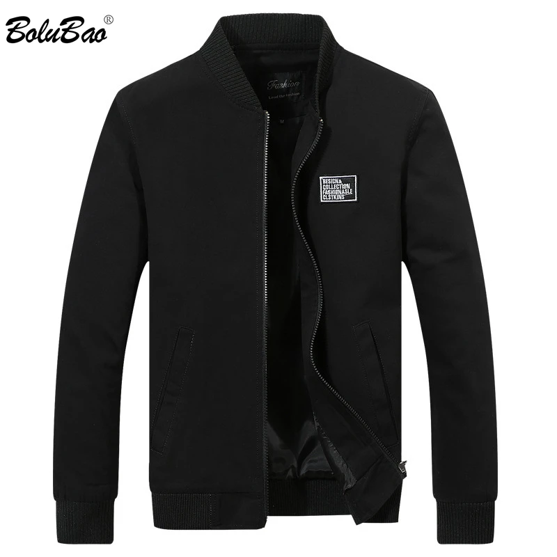 BOLUBAO Men Casual Jackets Fashion Brand Solid Color Men's Jacket ...