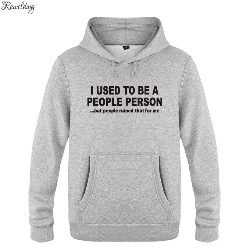 

Mens Hoodies People Person - Slogan Novelty Joke Gift Hoodie Men Fleece Long Sleeve Man's Sweatshirt Skate Pullover Tracksuit