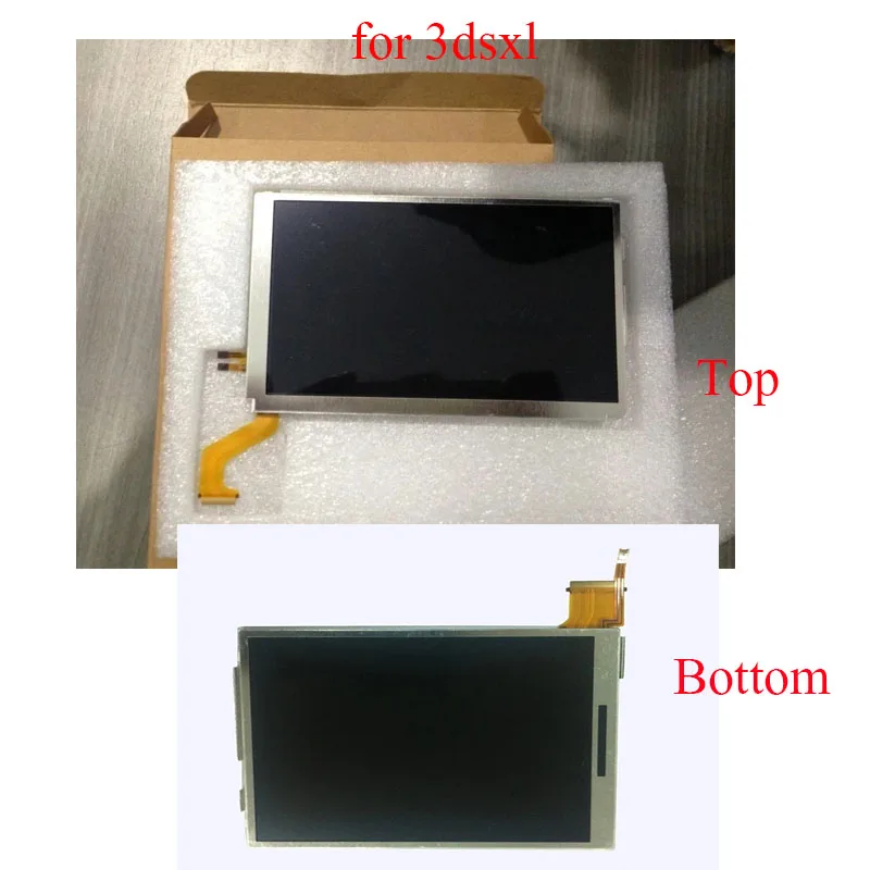 For Nintendo 3ds Xl Ll Top Bottom Display Panel Lcd Screen For 3ds Xl