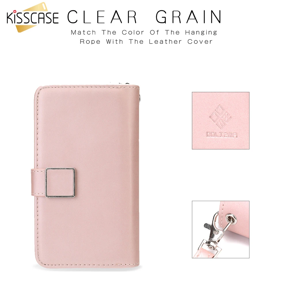 KISSCASE Luxury Wallet Phone Case For iPhone 11 Pro Max XR 7 8 6 6S Plus Zipper Leather Cases iphone X XS MAX Covers Fundas | Мобильные