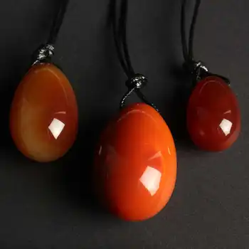 

Drop Shipping Red Agate Yoni Set Agate Tightening Vaginal 100% Agate Body Yoni Massage Muscle Exerciser 189g