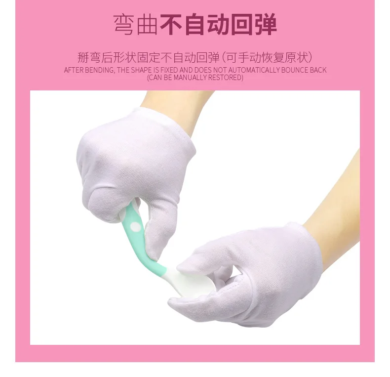 Shilly Spoon Fork Infants Feeding Tableware Set fu shi shao Infant Baby Feeding Spoon Kit Customizable Logo