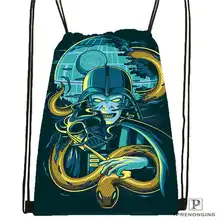 Custom hufflepuff-@ 01-походная сумка на шнурке милый рюкзак для детей(черная спинка) 31x40 см#180611-03-127