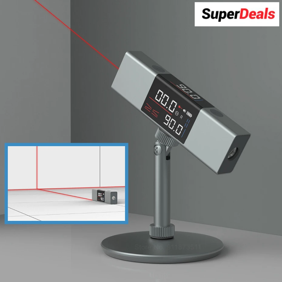 2021 Portable Laser Angle Level Measurement Marking Instrument Dual Laser Projection line Device Waterproof For Home Professiona