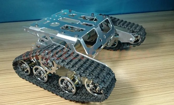 DIY Tank Chassis Track Crawler Remote Controller for   Learning Kits 