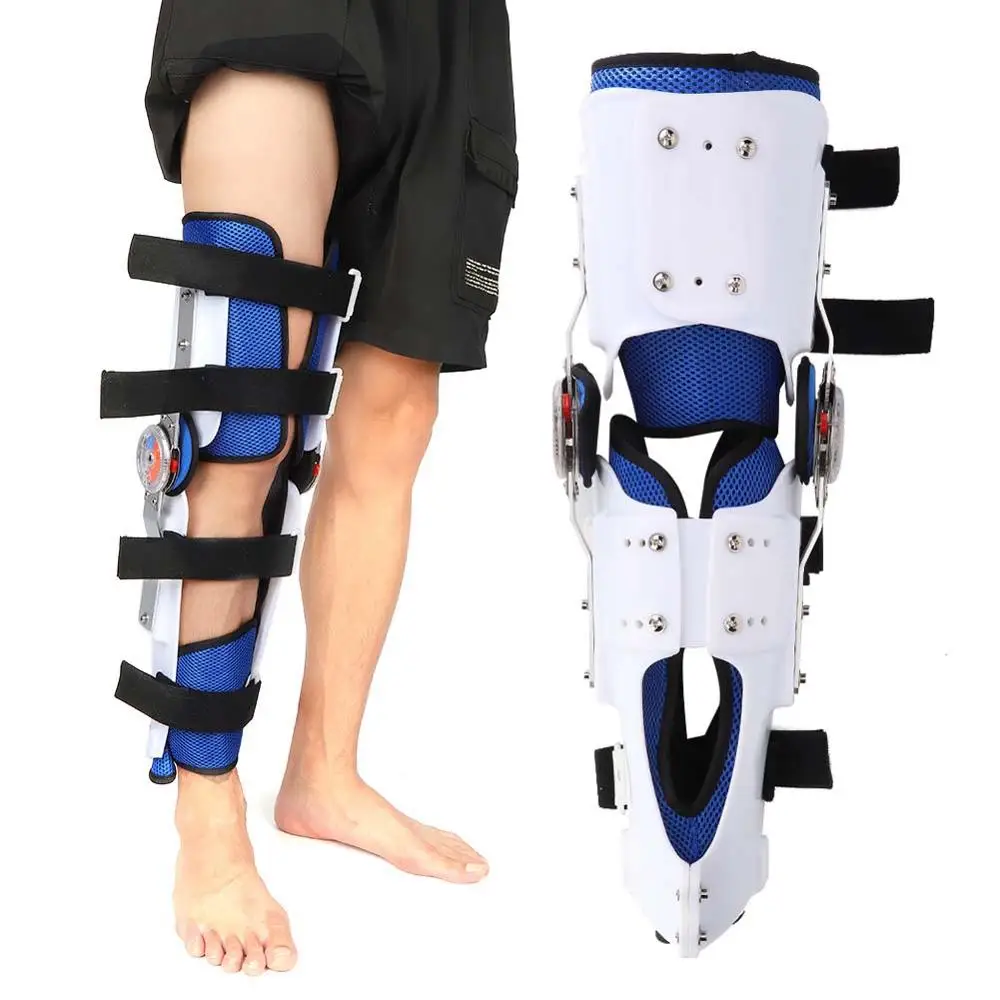 Medical Adjustable Knee Leg Joint Support Injury Splints Orthopedic