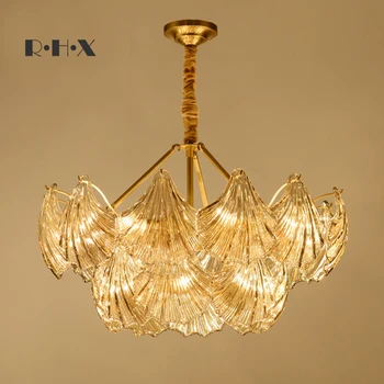 

nordic luminaire deco maison crystal LED pendant lights luminaria pendente