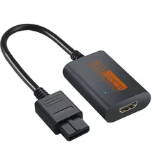 Para ngc/snes/n64 a hdmi-adaptador conversor compatível para nintend 64 para gamecube plug and play cabo digital completo
