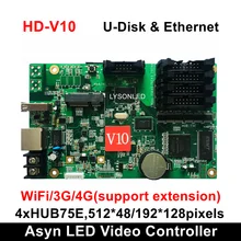 Huidu асинхронный HD-V10 HD-V15 полноцветный Автомобильный светодиодный блок управления может добавить Wi-Fi 3g 4G режим