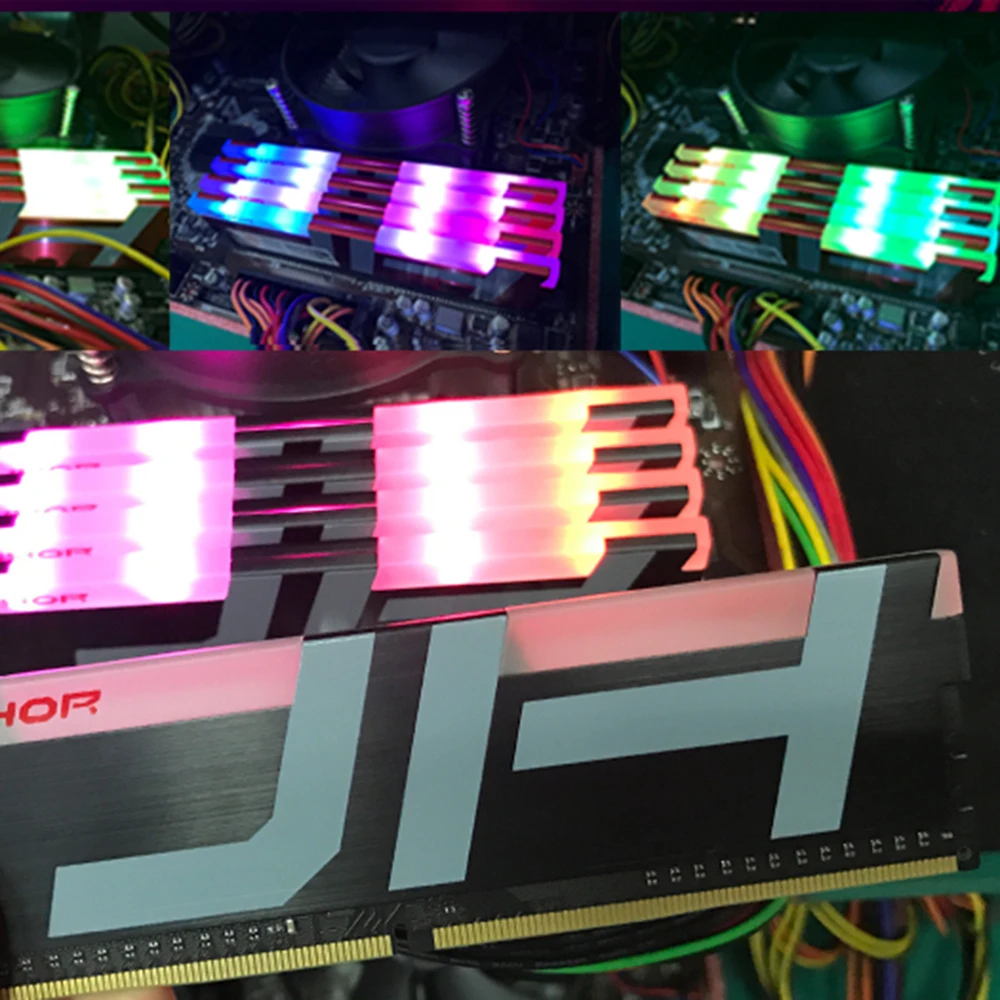 Juhor RGB память светящийся радиатор DDR4 8G 3000MHZ PC4-24000 288 Pin Память ram новая распродажа
