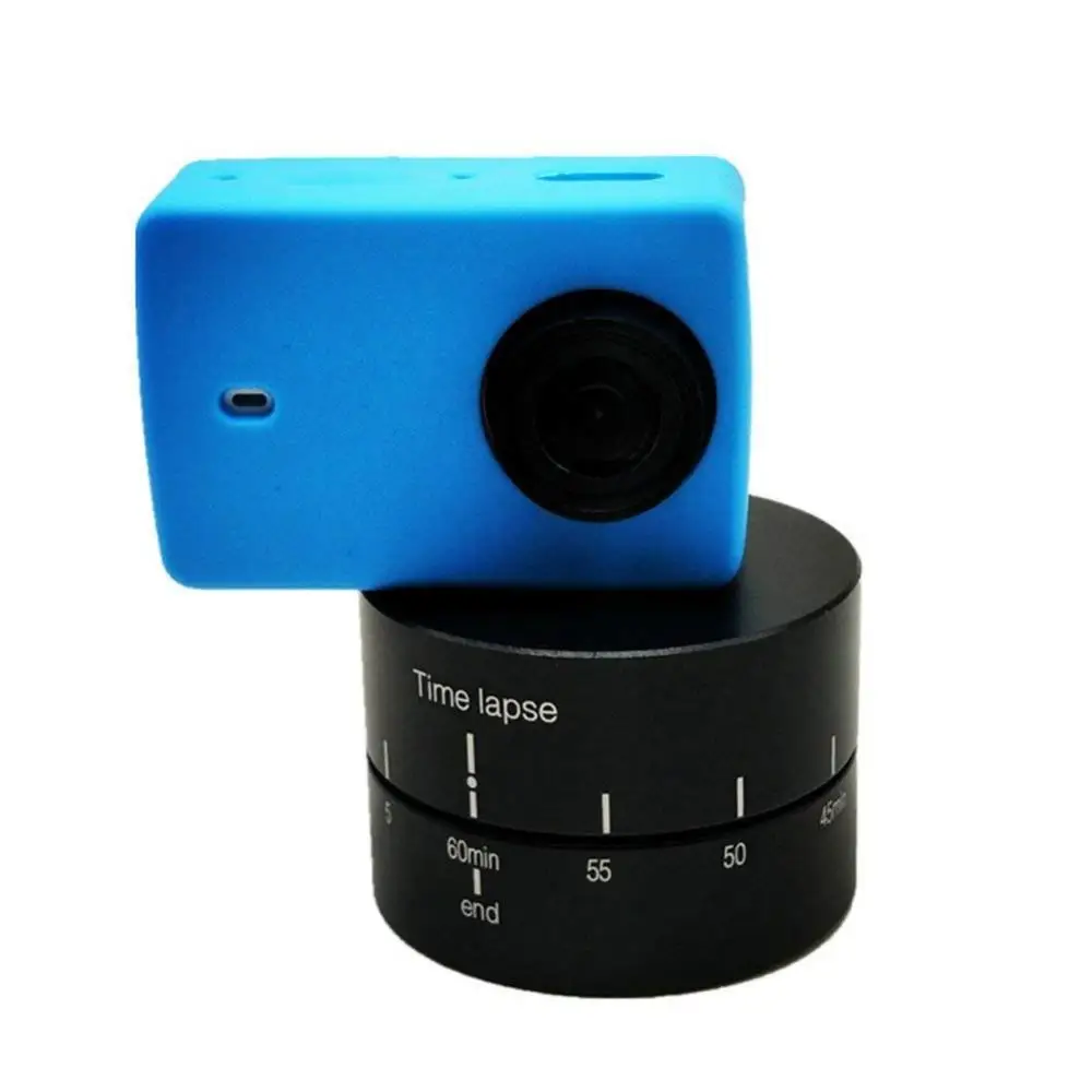 120Minute Time Lapse Tripod Head Adapter Camera Mount 360 Timelapse Rotator Metal Material Precise Mechanism