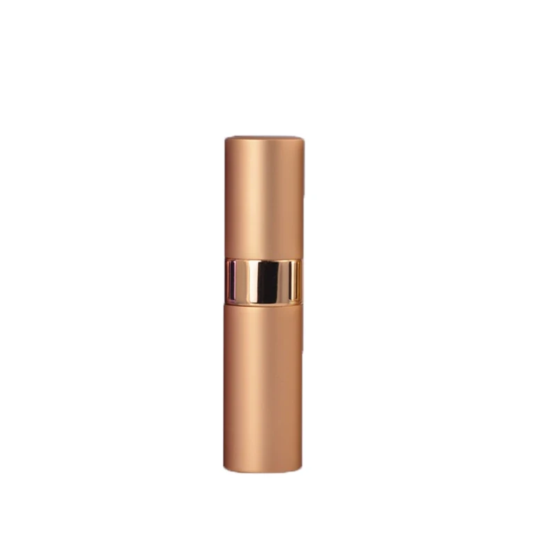 gold MUB-1 шт., Мини Алюминиевые парфюмерные флаконы с распылителем, насос 8 мл, для путешествий, многоразового использования, распылитель духов для женщин, пустой косметический контейнер - Цвет: gold