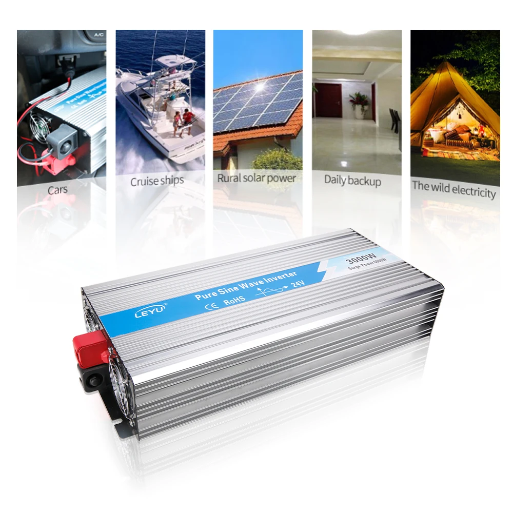 Хит продаж 12V постоянного тока до 220V 3000W инвертор с немодулированным