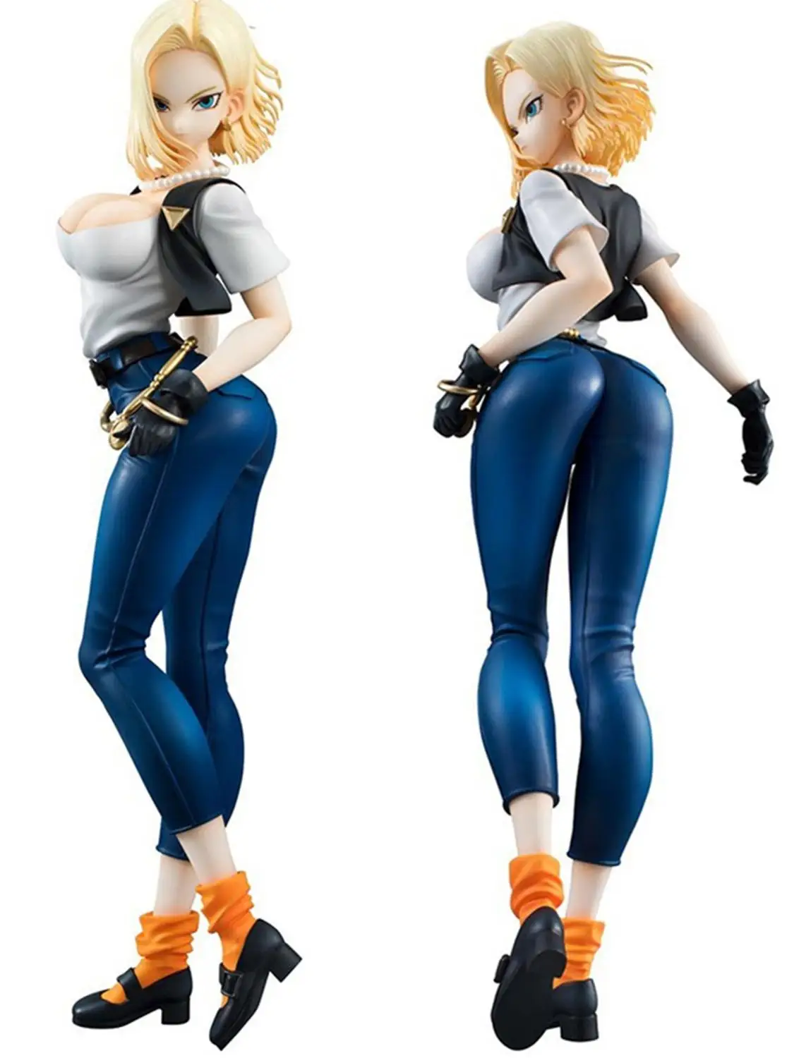 

Anime Dragon Ball Sexy Girl Series Hard Chest Standing Posture PVC 1/7 Home Decor Action Figure Collectible Model Toy BOX D541