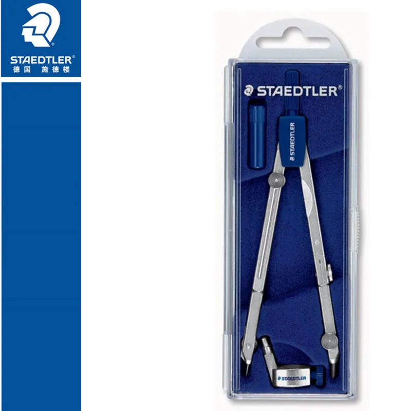 1 pc 554 T01 Германия STAEDTLER 554 T01 T11 твердый металл профессиональный Прецизионный циркуль с карандашом может быть расширен студенческий инженерный инструмент черчения - Цвет: 1 pc 554 T01