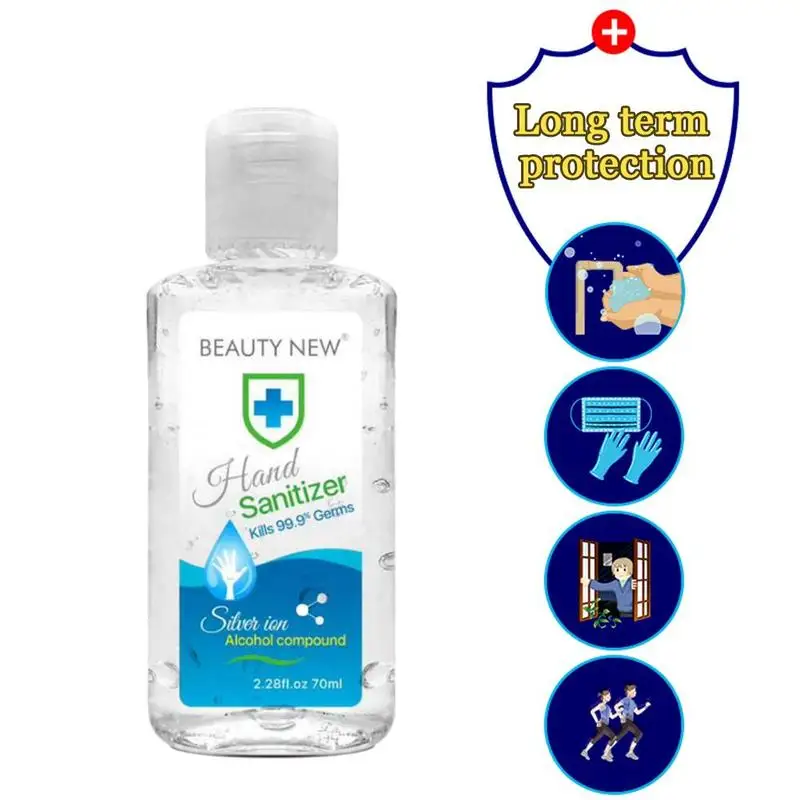 

70ml Hand Sanitiser Antibacterial Hand Sanitizer Hand Gel Effective Disinfection Portable hand Cleaner