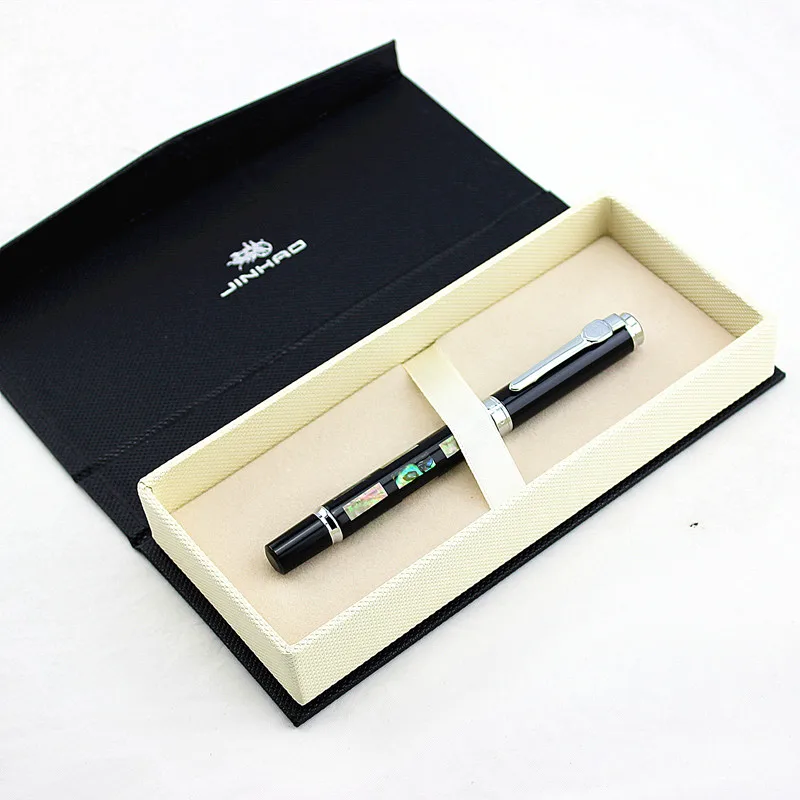Шариковая ручка Jinhao 8802 с глубоким морским светом и жемчугом для письма чернилами
