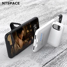 NTSPACE 5000 мАч Расширенный чехол для аккумулятора телефона Портативный чехол для зарядного устройства для iPhone XS MAX Внешний чехол для зарядного устройства