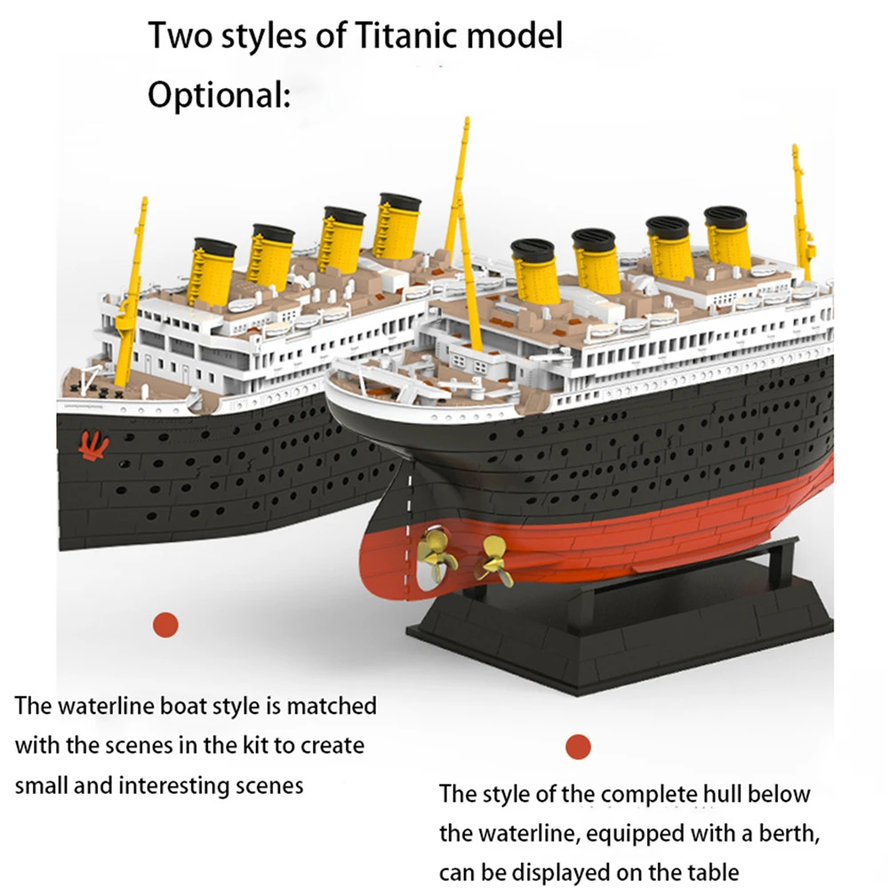 Titanic Seal Iceberg/port Scene Vehicle Q Edition Glue-free Color  Separation Ship Boat Model Kit Parts Accessories - Model Building Kits -  AliExpress