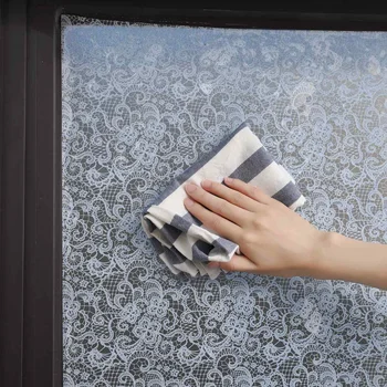 

200cm Static Cling Glass Sticker Kitchen Bathroom Window Sticker Matte Door and Window Film Privacy Protection Opaque PVC Film