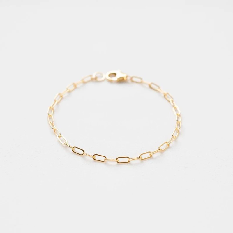 Gold Filled Chain Bracelet Handmade Jewelry Boho Charms Bracelets Vintage Anklets for Women Bridesmaid Gift