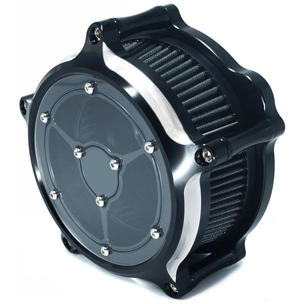 

Прозрачный фильтр, очиститель воздуха для мотоцикла, турбины, комплект для Harley Touring Road King (2017 - up) Softail (2018 - up)