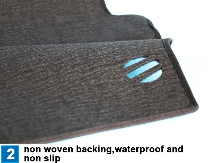 Factory supply polyester car non-slip dashboard mat from shandong