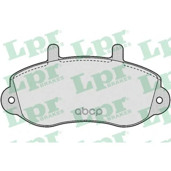 Колодки Тормозные Opel Movano/Renault Master Ii 1.9-3.0 99- Передние Lpr 05p663 Lpr арт. 05P663