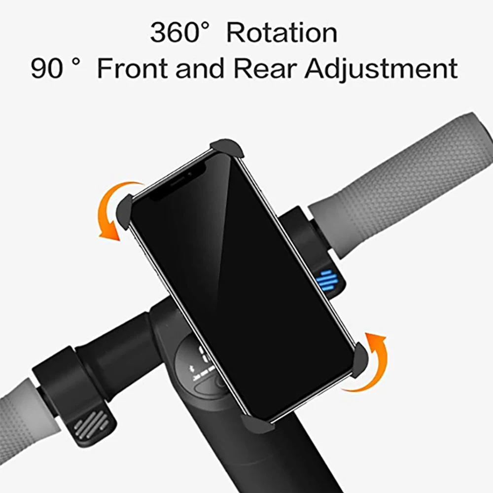 Держатель для телефона для скутеров Xiaomi M365 Ninebot, аксессуары для электрического скутера, регулируемый зажим для смартфона, крепление для телефона для скутера
