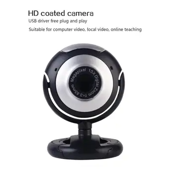 

EastVita 360D Rotation USB Webcam Camera with Mic Night Vision Web Cam For PC Laptop Web Camera PC Webcam Video Computer Camera
