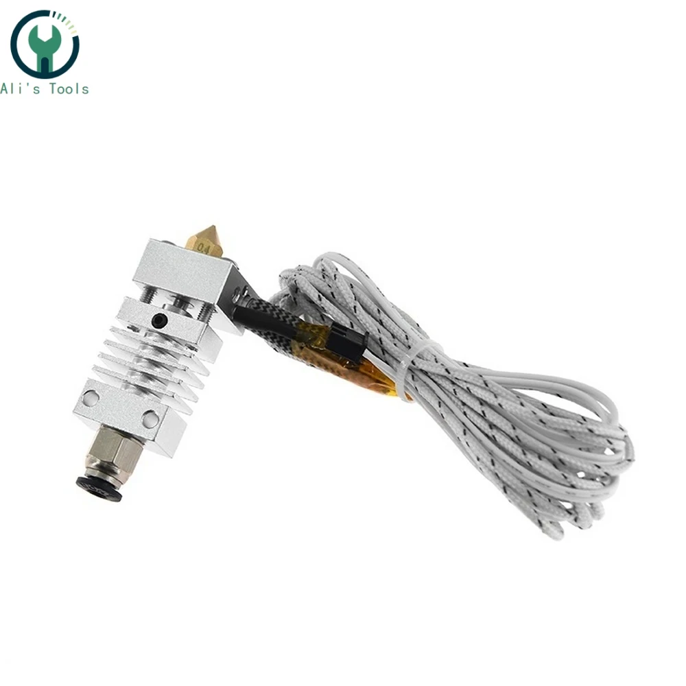 12/24V Cr10 3D-принтеры аксессуары Cr10 Экструзионная головка экструдера Отопление печатающая головка нагревательное устройство 1.7Mm0.4Mm насадка Дистанционное сопло
