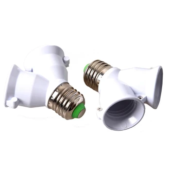 

Promotion! 2x E27 Adapter E27 to Dual Vis Bayonet Converter