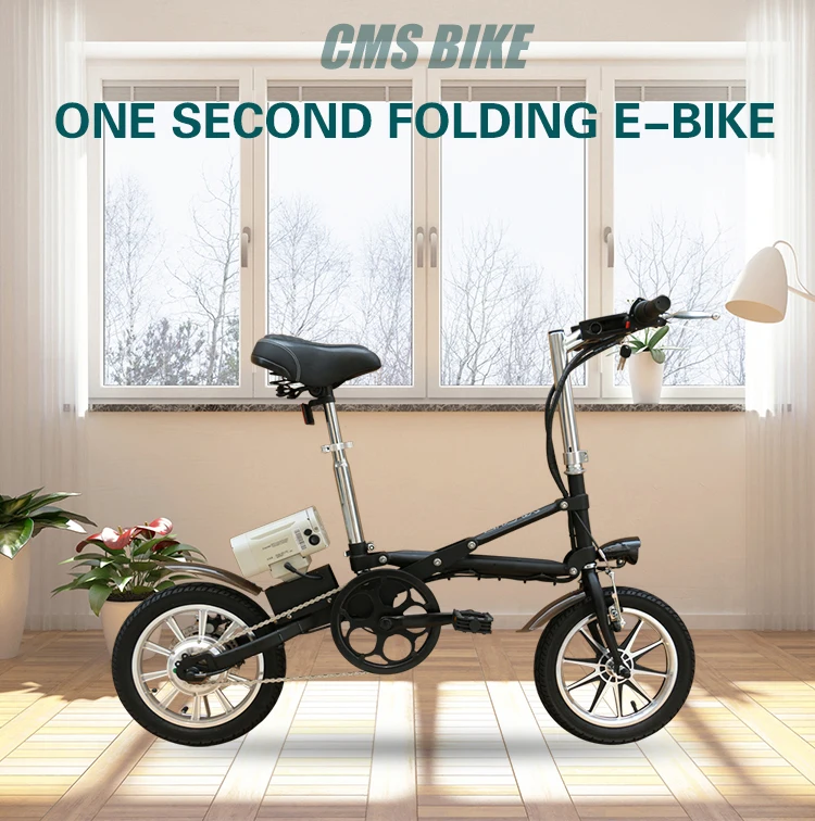 36V250W 14'' folding e bikes with lithium battery brushless motor e-bikes